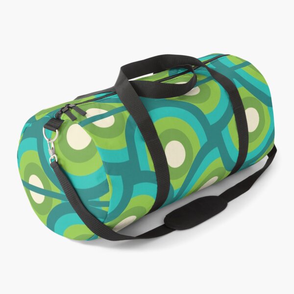 Item preview, Retro Green-Blue Wavy Pattern designed and sold by kjeppson.