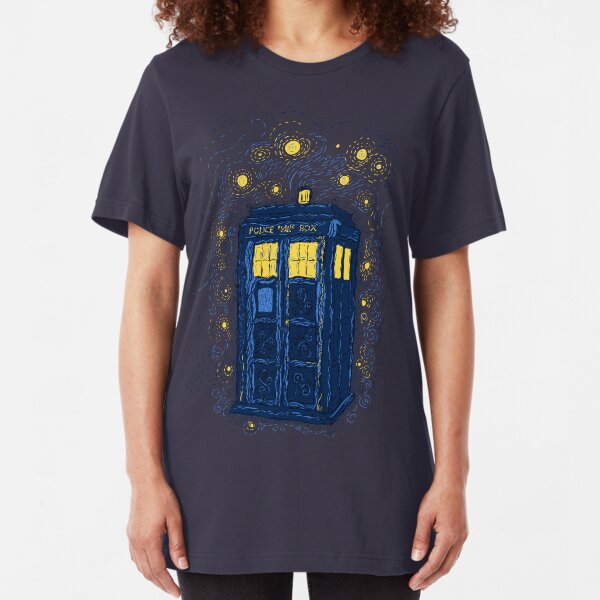 Space Time Impressionism Slim Fit T-Shirt