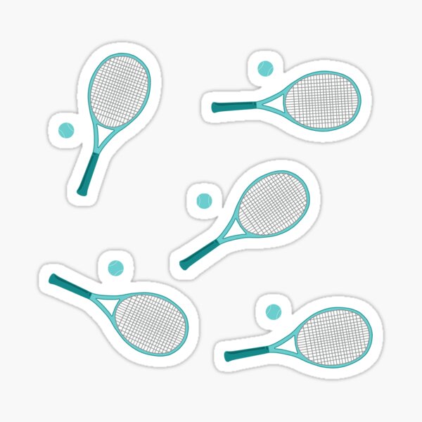 "Tennis Rackets" Sticker for Sale by miminova Redbubble