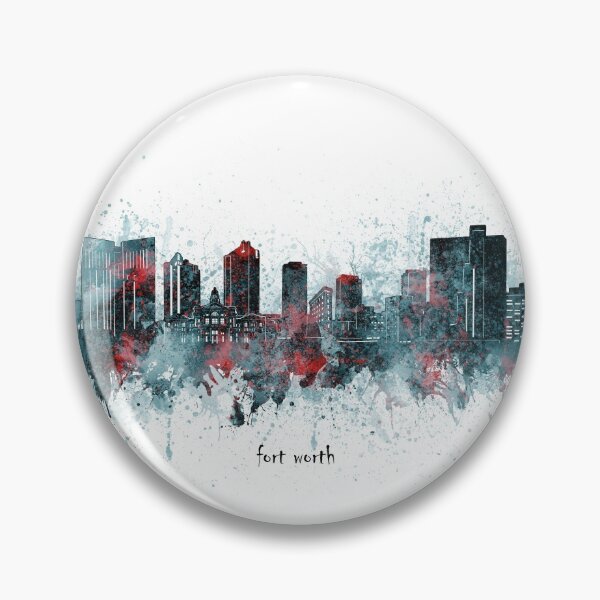 Item preview, fort worth skyline designed and sold by BekimART2.