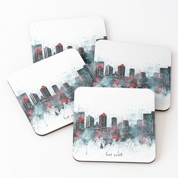 Item preview, fort worth skyline designed and sold by BekimART2.