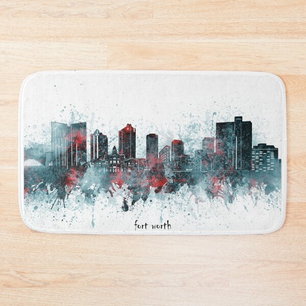 Item preview, fort worth skyline designed and sold by BekimART2.