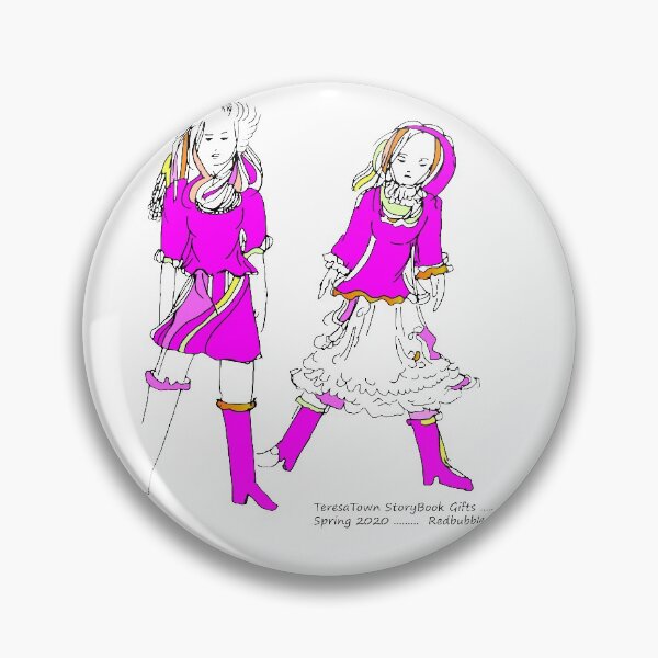 Item preview,  Girl Friends, TeresaTown at Redbubble 2020 designed and sold by Mark Stansberry.