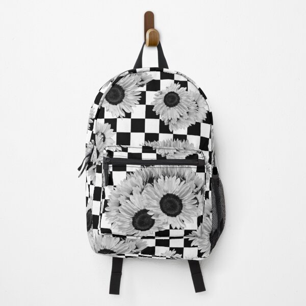 sunflower checkered backpack