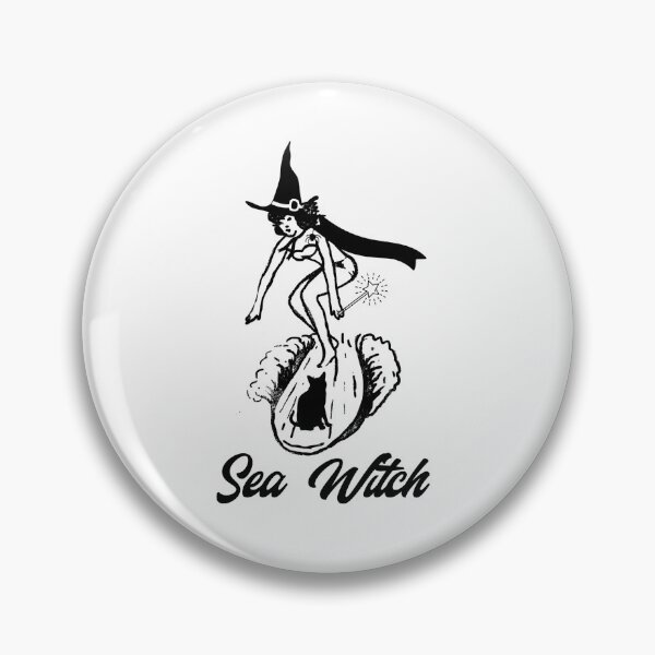 Item preview, Sea Witch Surfing with Cat designed and sold by spinningvisions.