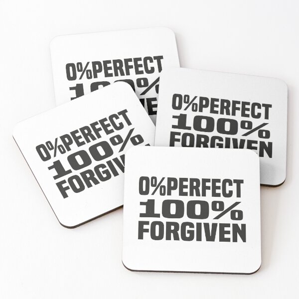 Item preview, proverbe , citation, emotional quote , 0% perfect 100% forgiven , gift idea , birthday ,special occasion  designed and sold by MimiouchB.