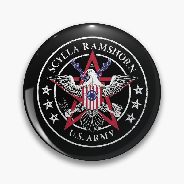 Item preview, Scylla Ramshorn - U.S. Army Emblem (Black) designed and sold by ArtsyMagician.