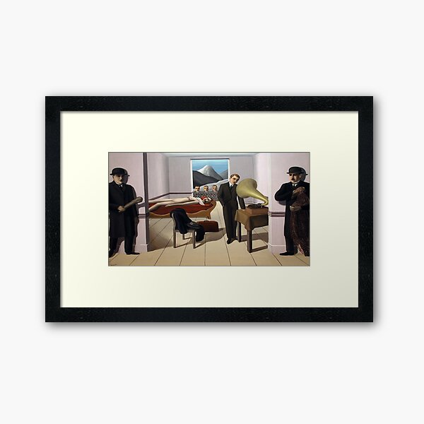 The Menaced Assassin, Oil on Canvas, René Magritte, 1927. Framed Art Print