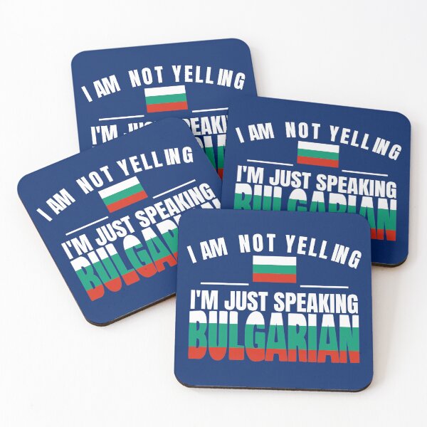 Item preview, I'm Not Yelling I'm Bulgarian Flag T Shirt Merch designed and sold by PRINTS2HOT.