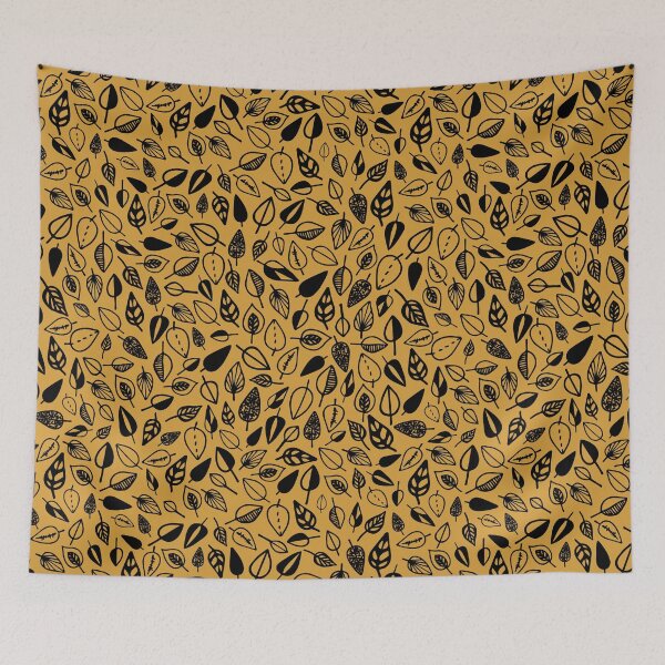 Item preview, leaf pattern beige and black designed and sold by Tanya-GR.