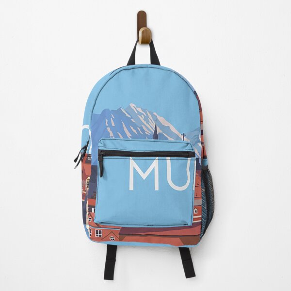 Item preview, Munich cityscape travel poster designed and sold by Arctic frame studio.