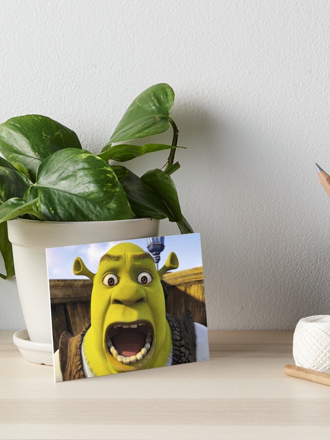 Shrek 3 - Shrek Confused Photographic Print for Sale by volkaneeka