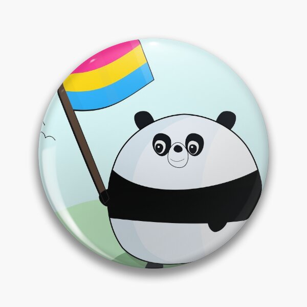 Item preview, Pansexual Pride Panda designed and sold by Bug & Brush.