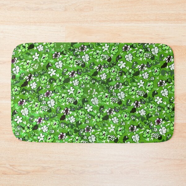 Item preview, green flower print designed and sold by MadmyrtleDesign.