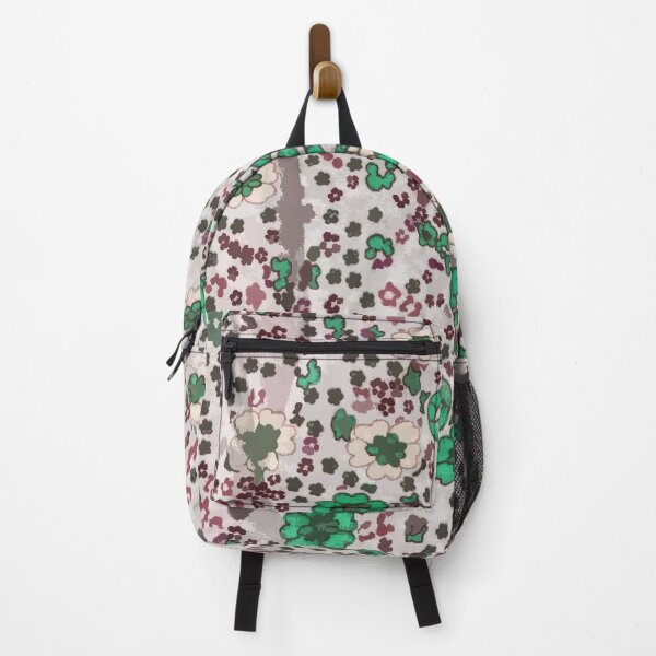 Item preview, green flower print designed and sold by MadmyrtleDesign.