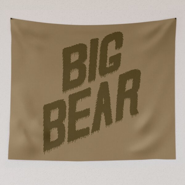 Item preview, Big Bear hand lettered design designed and sold by WornThinApparel.