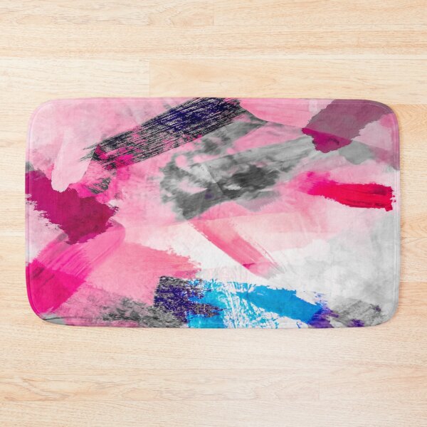 Item preview, splash painting texture abstract background in pink blue designed and sold by Mrvell.