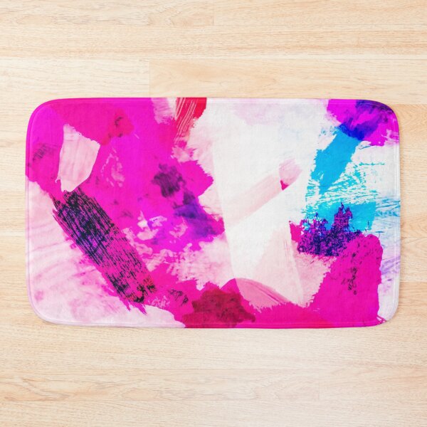 Item preview, splash painting texture abstract background in pink and blue designed and sold by Mrvell.