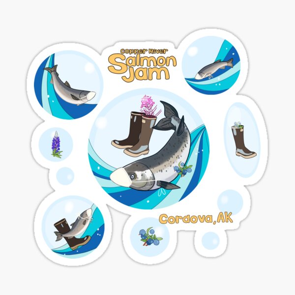 Copper River Salmon Jam COVID-19 Edition Sticker