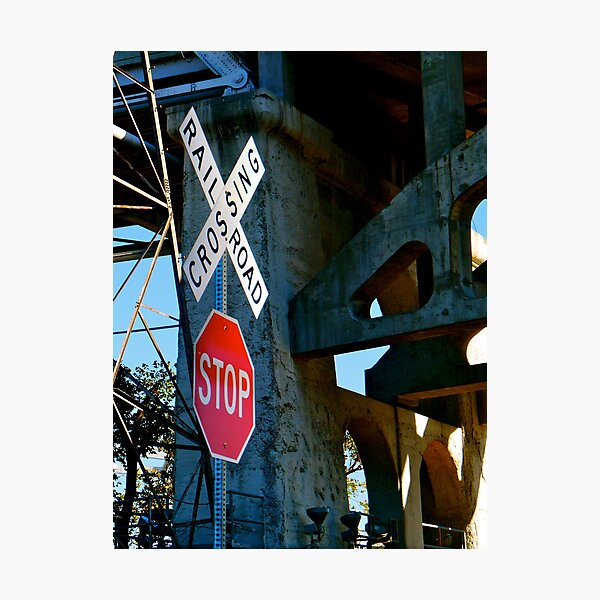 Item preview, Railroad crossing in Nashville designed and sold by ADayToRemember.