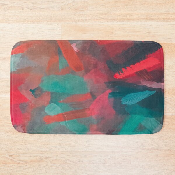 Item preview, splash painting texture abstract background in green red designed and sold by Mrvell.