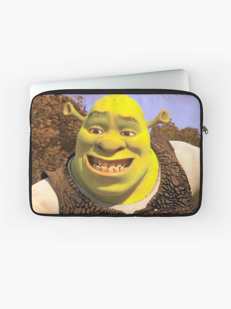 Shrek 2 - Shrek Awkward Smiling Photographic Print for Sale by volkaneeka