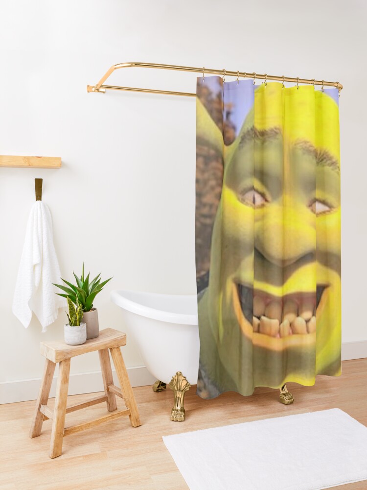 Shrek 2 - Shrek Awkward Smiling Photographic Print for Sale by volkaneeka