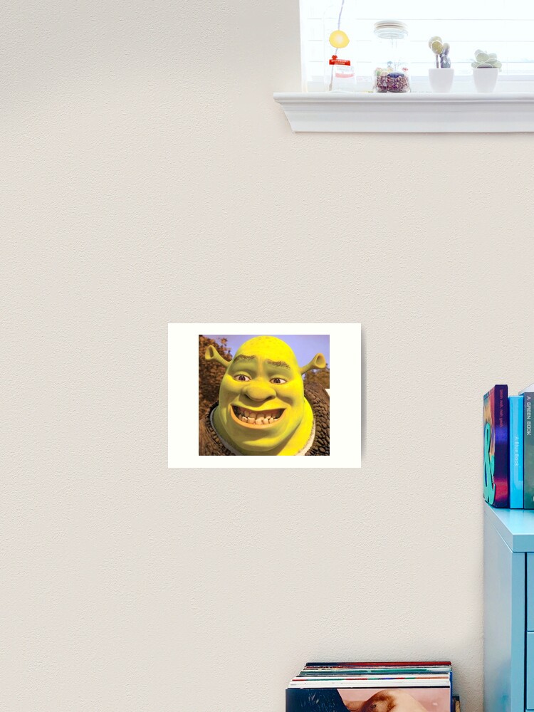 Shrek 3 - Shrek Confused Photographic Print for Sale by volkaneeka