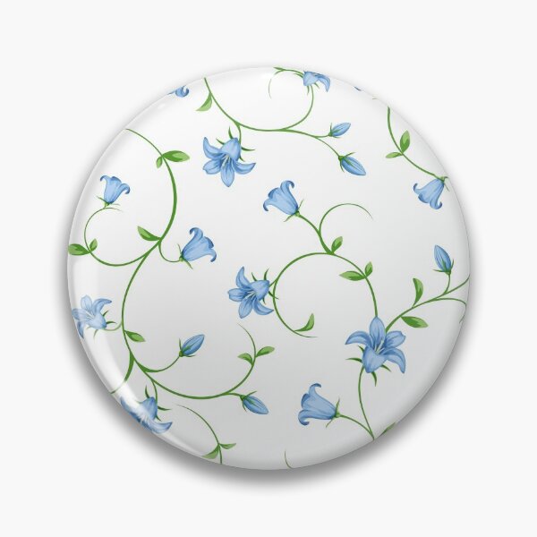 Item preview, Pattern with blue bluebell flowers. designed and sold by Naddya.