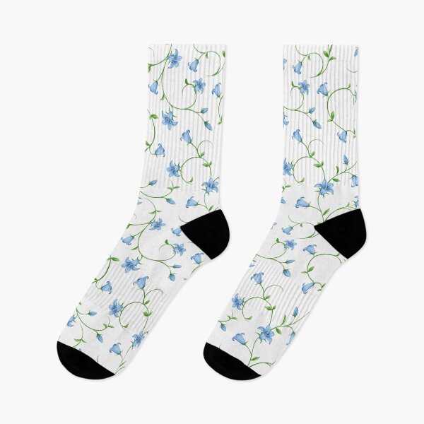 Item preview, Pattern with blue bluebell flowers. designed and sold by Naddya.