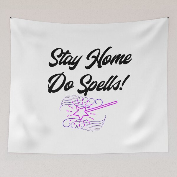 Item preview, Stay Home Do Spells  designed and sold by spinningvisions.