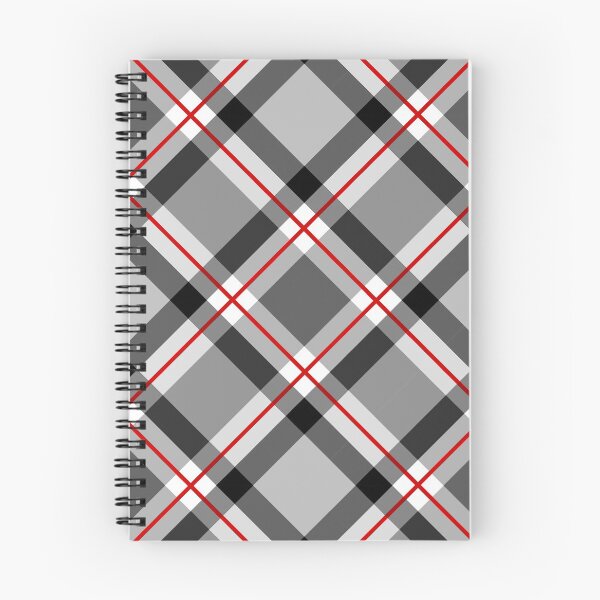 Item preview, Large Modern Plaid, Black, White, Gray and Red designed and sold by Marymarice.