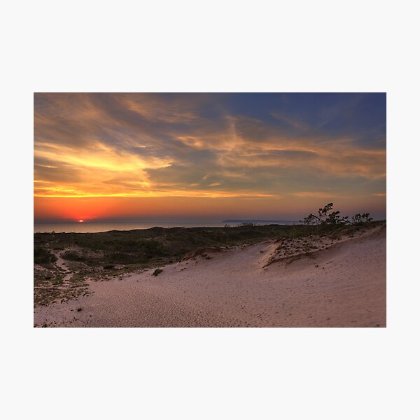 Item preview, Sunset on Sleeping Bear Dunes designed and sold by Daniel Arthur Brown Photography.