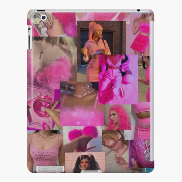 y2k aesthetic pink collage | iPad Case & Skin