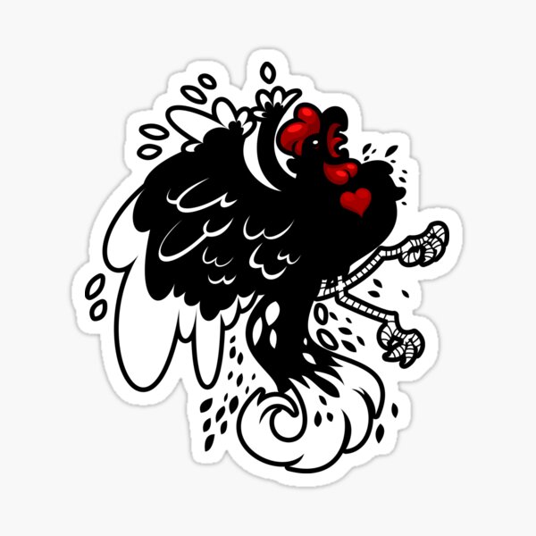 The Black Love Cock Sticker For Sale By Wardellb Redbubble 