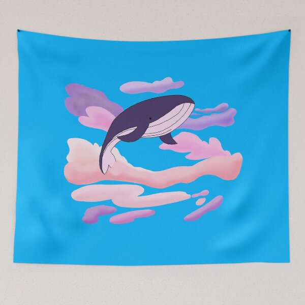 Item preview, Lonely Whale - Sky blue designed and sold by RinaSaGa.