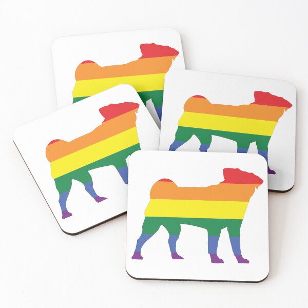 Item preview, pug pride flag designed and sold by Babmk.