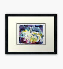 CATS PLAYING Framed Print