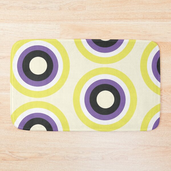 Item preview, Nonbinary Pride Flag Circle designed and sold by storf.