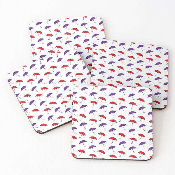 Item preview, Red & Purple Umbrellas - PATT0048 designed and sold by 3-Starfish.