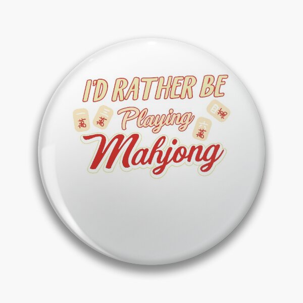 Item preview, Mahjong Chinese Gambler Player Tile Parlor Games Gift Design  designed and sold by James  L..
