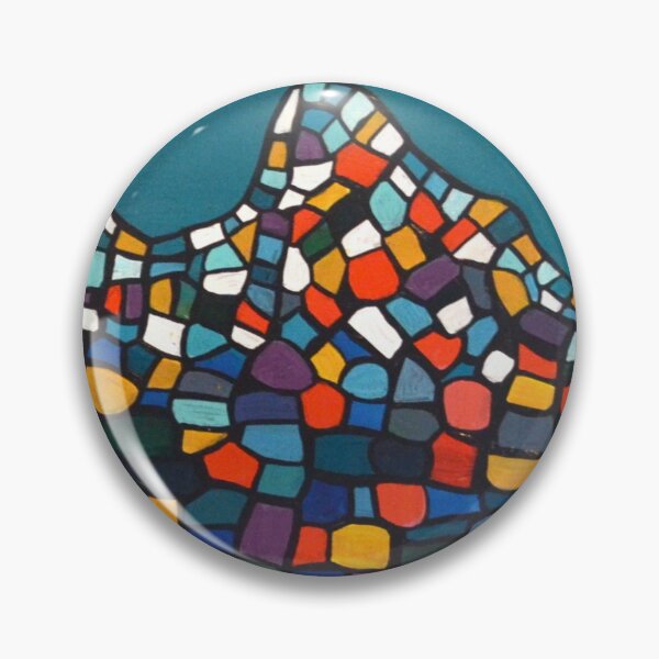 Item preview, Ha Ling Mountain Mosaic - blue designed and sold by Shayduk.
