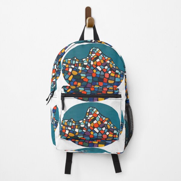 Item preview, Ha Ling Mountain Mosaic - blue designed and sold by Shayduk.