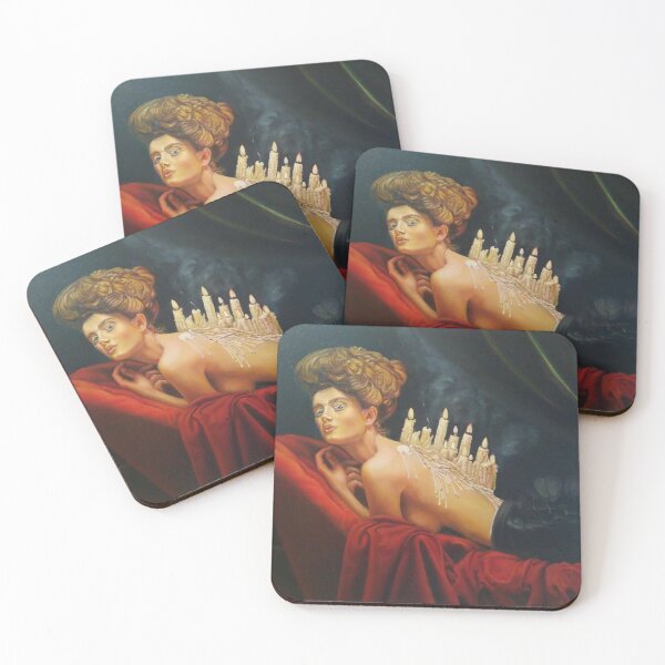 Item preview, Blond woman with candles designed and sold by Ghostach.
