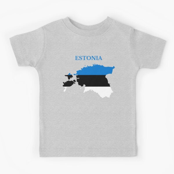 Item preview, Estonia flag map designed and sold by marosharaf.
