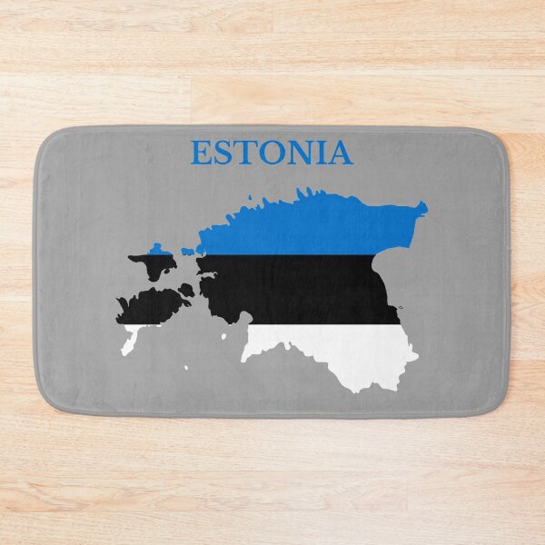 Item preview, Estonia flag map designed and sold by marosharaf.