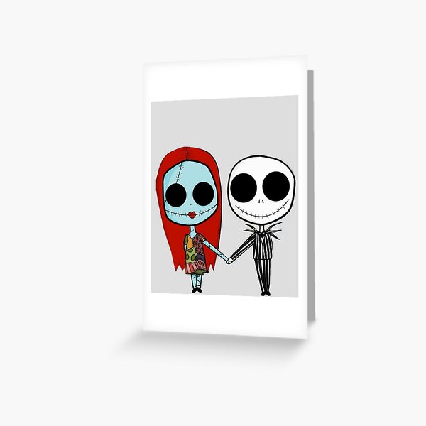 Jack and Sandy - The Nightmare Before Christmas Greeting Card