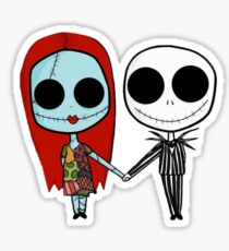 Pegatina Jack y Sandy: la pesadilla antes de Navidad