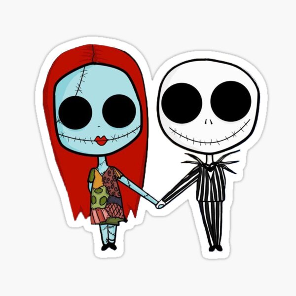 Vista previa del artículo con la obra «Jack y Sandy - Pesadilla antes de Navidad», diseñado y vendido por tomohawk64.