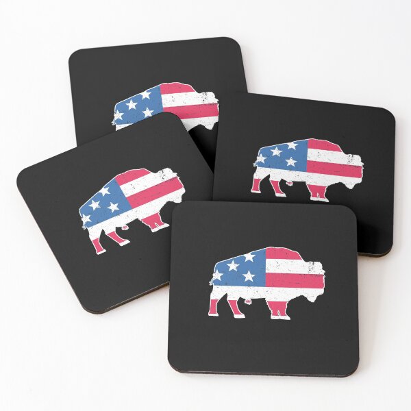 Item preview, Buffalo American Flag - Patriotic 4th Of July Gift designed and sold by mouaataaz.